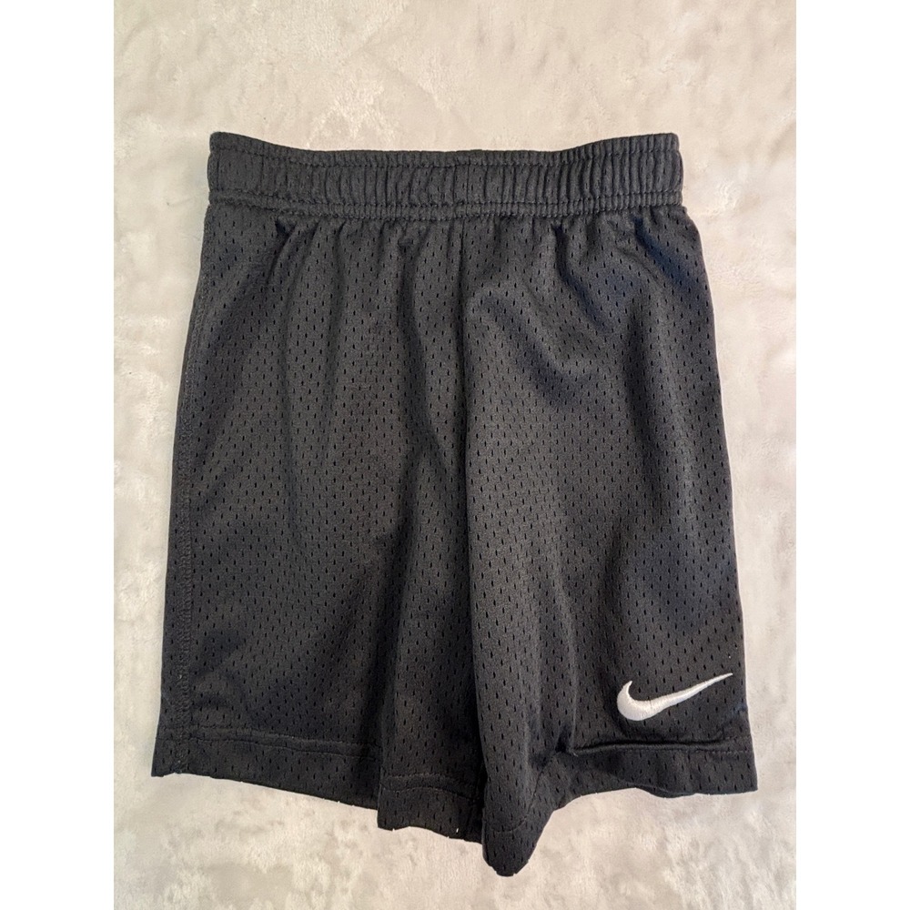 Nike Boys Black Mesh Athletic Shorts Size‎ 6 5-6 YRS Style 6650-693
